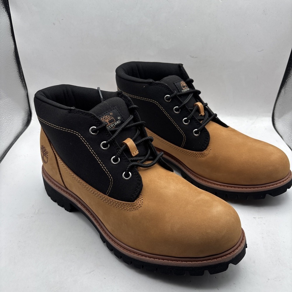 Rare Mens Timberland Premium Mid Lace Chukka Boot‎ Wheat Nubuck - Size 9.5 - NIB